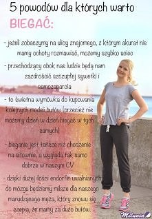 5 powodów  dla których warto biegać :P
