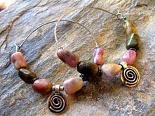 Moje prace- Srebrne kolczyki z turmalinem