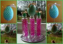 Wielkanocna dekoracja parapetu