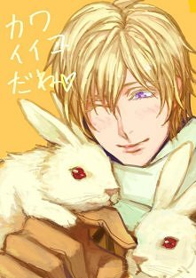 Rosyjka z królikami~