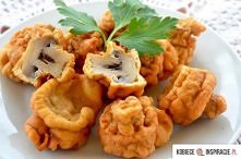 pieczarki w cieście
