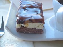 Ciasto z dużą ilością mleka
Biszkopt:
3 jaja
3 łyżki cukru
3 łyżki kakao
5 łyżek mąki tortowej

Białka jaj ubić na sztywną pianę. Stopniowo dodawać cukier, następnie żółtka. Na ...