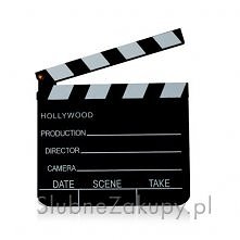 klaps filmowy to super dodatek do ślubnych fotografii