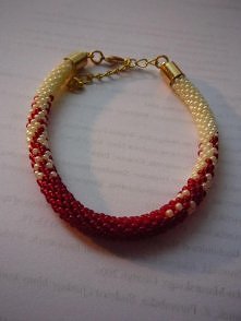 ombre szydełkowo-koralikowe