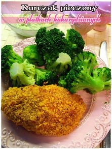 Kurczak pieczony w płatkach...