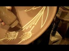 Plate Slip Decoration by Alex Matisse 2012