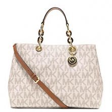 MICHAEL Michael Kors Bags Large Cynthia Logo Satchel