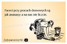 Faceci przy pracach domowych...
