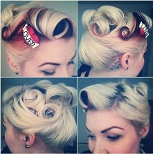 pin up hairdo