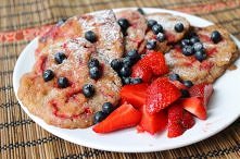 Jaglane placuszki z truskaw...