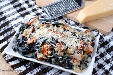 Makaron z lekkim sosem z białych szparagów