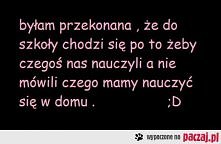 Za dużo pracy domowej XD