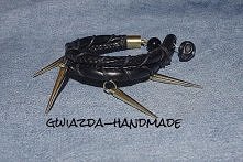 bransoletka na grubym rzemi...