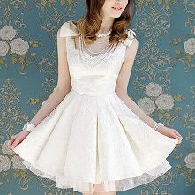 FLOUNCE COLLAR SLEEVELESS