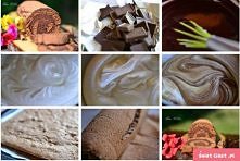 5 jajek
¾ szklanki cukru pudru
Ekstrakt waniliowy 1 łyżeczka
4 łyżki kakao
5 łyżek mąki
Szczypta soli
Wiśnie mrożone bez pestek
Krem:
30 dkg cukierków trufli
2 gorzkie czekolady...