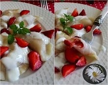 Pierogi z truskawkami