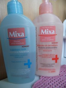 Mixa Optymalna Tolerancja Łagodzący tonik - mój ulubiony ostatnich miesięcy ,kolejne opakowanie ,cena ok.15 zł na promocji , bardzo polubiłam tę firmę ,jak na hypoalergiczne kos...