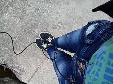 moje nóżki oraz spodnie z w...