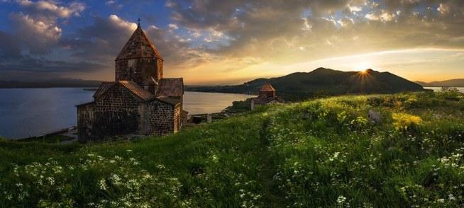 Sevanavank panorama, Armenia