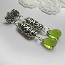 Urocze kolczyki wykonane z ...