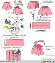 Plisowana spódniczka