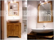 Wcześniej wykonana została rama  lustra, które jest frontem szafki ukrytej w ścianie. Patrzę na zdjęcia i mam ochotę uchylić je lekko, aby pokazać całą magię. Podczas robienia z...