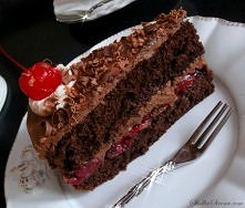 tort czekoladowo wiśniowy