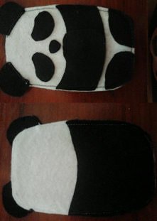 Moja panda :) - etui z filc...