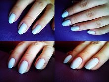 kształt owalny, półokrągły oraz przekłamana błękitem biel :)