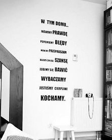 ciekawy pomysł na ścianę w ...