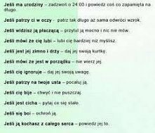 jeśli ...