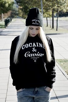 Bluza Cocaine&Caviar ,mi się bardzo podoba,a tobie? ;) 
Są tak że podróby na allegro :D