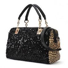Leopard Sparking Handbag
