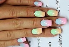 paznokcie ombre