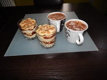 Banan + budyń śmietankowy + ciasteczka + gorąca czekolada = idealny wieczór.