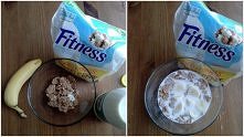 Polecam płatki Fitness jogurtowe i dodać do tego mleko, świeże owoce, ja akurat uwielbiam z bananem :)
