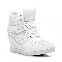 Powiększone zdjęcie = więcej szczegółów - TRAMPKI SNEAKERS CK-10W /S3-51P