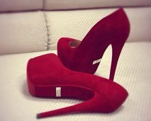 red heels.