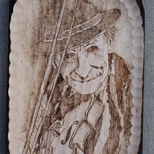 Góral na drewnie wykonany w...