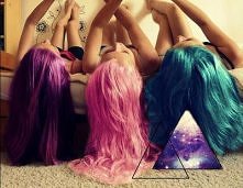 Kolorowe włosy :D