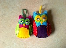 Filcowe sówki :P