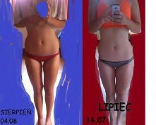 jest róznica ? To nie koniec. Byłoby lepiej, ale przez prace sezonowa nie mam siły i czasu na ćwiczenia ;/ i musze jeszcze tydzień sie tak pomęczyć.