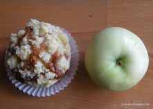 muffinki z jabłkiem i kruszonką, idealne :)