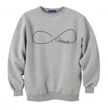 Czarna bluza młodzieżowa z nadrukiem z napisem FOREVER ARANATOR- modna bluza hipster streetwear/ streetfashion czyli luźna szeroka bluza oversize blogerska bluza dla nastolatków...