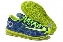 Silver/Volt-Royal Nike KD 6 Elite Basketball Trainers for Men