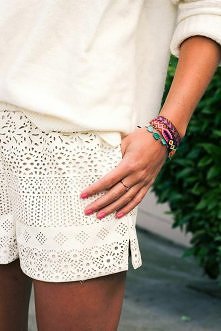 szorty z "wycinanka", przepiekne!