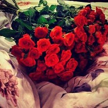 nadal nie jestem amatorką kwiatów ale chętnie bym otrzymała taki bukiet :) czyż nie byłby dowodem na to, że On chce coś wyrazić? ile Pań dostało kwiaty od swoich panów?