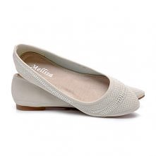 Kilk w duże zdjęcie po więcej szczegółów - BALERINY Z CYRKONIAMI YT-026BE /D3-L44