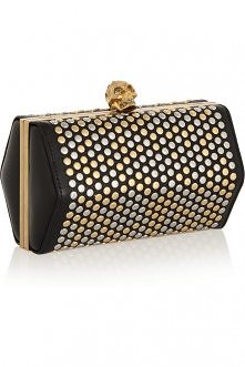 ALEXANDER MCQUEEN
Studded leather clutch
