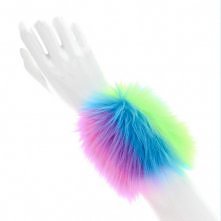 Arm warmers'y w kolorze tęczy